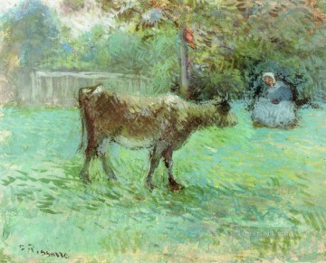  Herd Kunst - die kuhherd Camille Pissarro